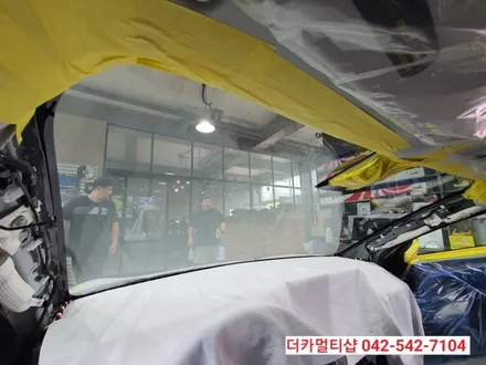 모델3리리프레쉬 미드나잇실버에 어울리는 세인트아모 아쿠아82 썬팅필름