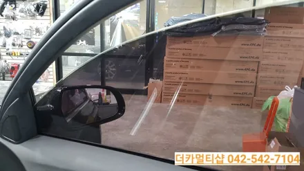 아우디A4 썬팅 대전더카멀티샵에서 다시하자!!