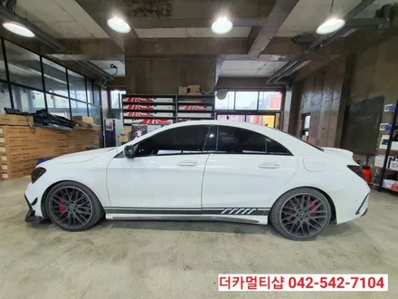 대전더카멀티샵 벤츠CLA45AMG 글라스틴트 레이니블루 반사썬팅