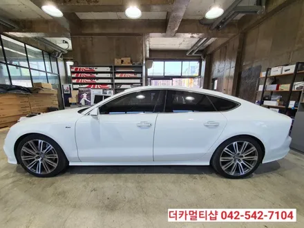 글라스틴트 레이니블루전문 더카멀티샵 아우디A7 썬팅재시공