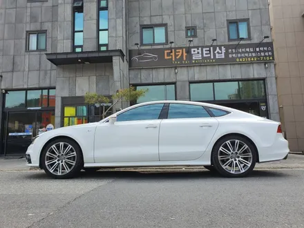 글라스틴트 레이니블루전문 더카멀티샵 아우디A7 썬팅재시공