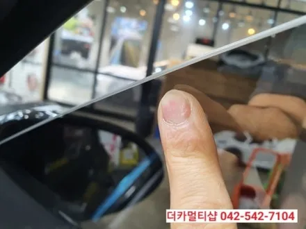 대전신차패키지전문 더카멀티샵 소나타DN8센슈어스 녹턴그레이 패키지작업기