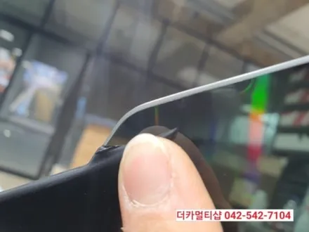 모델3리리프레쉬 미드나잇실버에 어울리는 세인트아모 아쿠아82 썬팅필름
