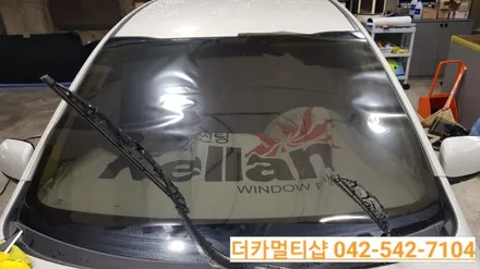 모닝 전면 썬팅~~