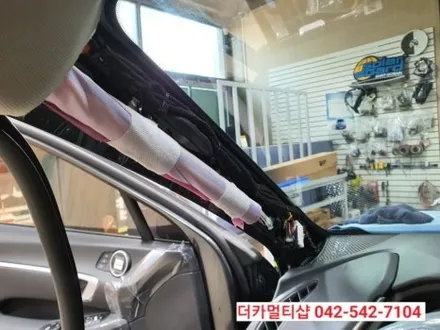 대전신차패키지전문 더카멀티샵 소나타DN8센슈어스 녹턴그레이 패키지작업기