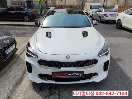 대전 글라스틴트 레이니블루전문 더카멀티샵에서 스팅어 신차검수 및 썬팅,블랙박스 장착