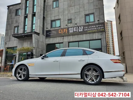 G80베르비에화이트 도안동 더카멀티샵에서 신차검수부터 패키지작업까지 한번에 하자!!