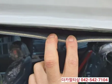 대전 글라스틴트 레이니블루전문 더카멀티샵에서 스팅어 신차검수 및 썬팅,블랙박스 장착