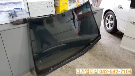 그랜저TG 전면유리교체와 전면썬팅은 대전더카멀티샵