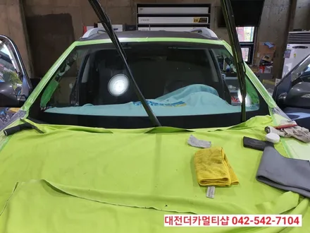 대전썬팅 재시공은 도안동 더카멀티샵에서 하자