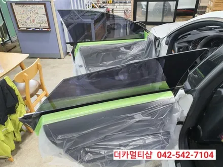 대전 글라스틴트 반사썬팅전문 더카멀티샵에서 아우디S7 썬팅재시공 하기