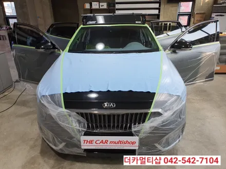 올뉴K7 반사썬팅전문 대전더카멀티샵 글라스틴트 레이니블루