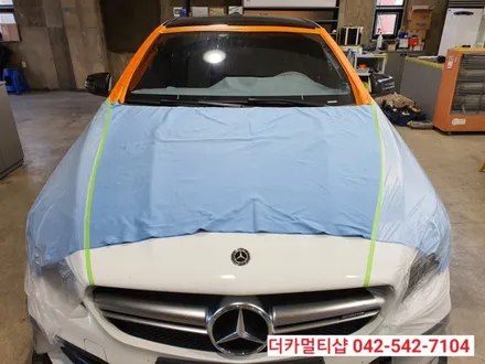 대전더카멀티샵 벤츠CLA45AMG 글라스틴트 레이니블루 반사썬팅