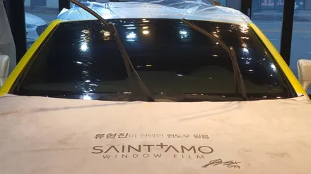 대전 벤츠CLS 전면썬팅은 세인트아모 아쿠아로 완성!!