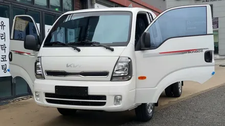 2024 기아봉고3 LPG LPI 신차 글라스틴트 레이니블루 썬팅 & 만도PX900블랙박스
