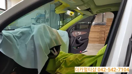 벤츠E300 W213 전면썬팅 재시공도 대전더카멀티샵