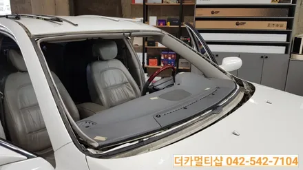 그랜저TG 전면유리교체와 전면썬팅은 대전더카멀티샵