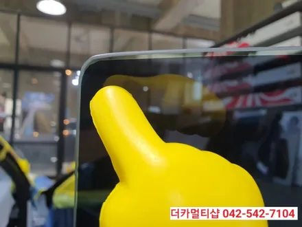 대전 테슬라 모델3썬팅 재시공 전문썬팅샵 더카멀티샵에서 세인트아모 아쿠아82 시공기
