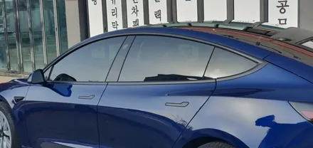 대전 테슬라 모델3썬팅 / 세인트아모 아쿠아 with 90모터스