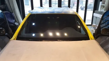 대전썬팅 / 벤츠C63AMG 전면썬팅재시공 켈란CR카멜레온썬팅