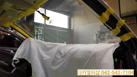 아우디A4 썬팅 대전더카멀티샵에서 다시하자!!