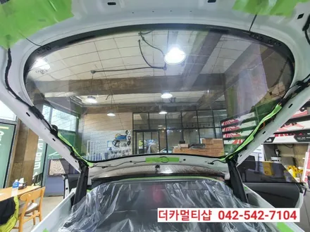 대전 글라스틴트 반사썬팅전문 더카멀티샵에서 아우디S7 썬팅재시공 하기