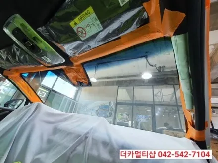 G80베르비에화이트 도안동 더카멀티샵에서 신차검수부터 패키지작업까지 한번에 하자!!