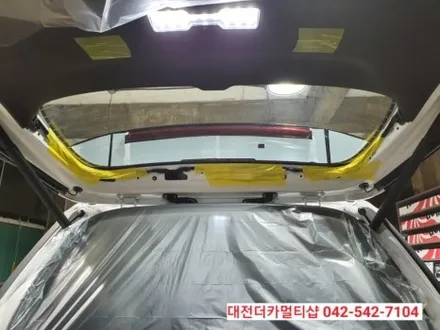 펠리세이드 화이트크림 신차패키지는 대전더카멀티샵