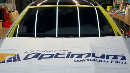 벤츠E220d쿠페(W213) 시인성 좋은 옵티멈CXT로 썬팅재시공