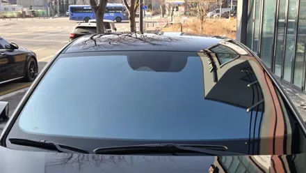 아반떼CN7 썬팅재시공 / 블락포디 비바 스카이블루