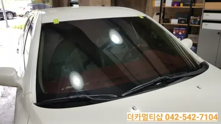 그랜저TG 전면유리교체와 전면썬팅은 대전더카멀티샵