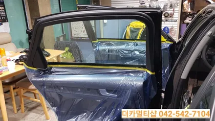 아우디A4 썬팅 대전더카멀티샵에서 다시하자!!