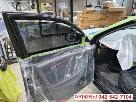 올뉴K7 반사썬팅전문 대전더카멀티샵 글라스틴트 레이니블루