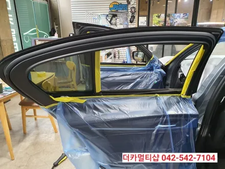 BMW530i G30 글라스틴트 레이니블루 썬팅재시공전문 대전 더카멀티샵