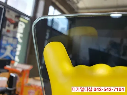 대전 테슬라 모델3썬팅 재시공 전문썬팅샵 더카멀티샵에서 세인트아모 아쿠아82 시공기