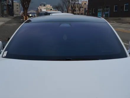 테슬라 모델S 전면유리 교체후 세인트아모 써밋 프리미엄썬팅시공