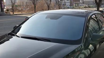 아반떼CN7 썬팅재시공 / 블락포디 비바 스카이블루