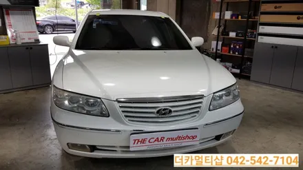 그랜저TG 전면유리교체와 전면썬팅은 대전더카멀티샵