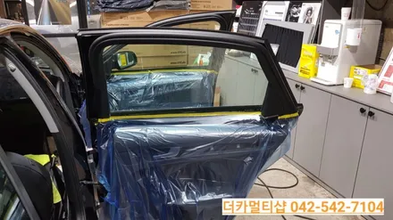 아우디A4 썬팅 대전더카멀티샵에서 다시하자!!