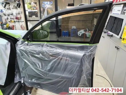 올뉴K7 반사썬팅전문 대전더카멀티샵 글라스틴트 레이니블루