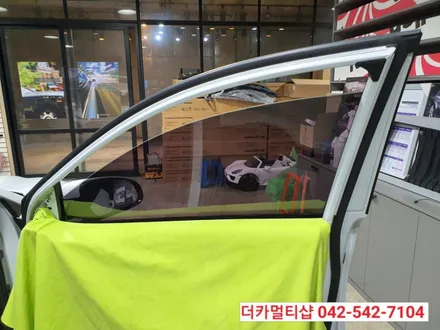 대전 글라스틴트선셋 반사썬팅전문 도안동 더카멀티샵에서 코나썬팅재시공 하기