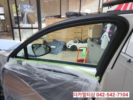 G80베르비에화이트 도안동 더카멀티샵에서 신차검수부터 패키지작업까지 한번에 하자!!