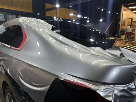 목동 랩핑, 실패가 없는 시스템 BMW 740i 고광택 GT 실버 투톤 랩핑. / 영등포구 당산동