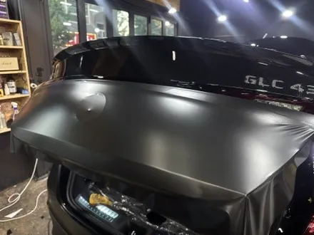 용산 랩핑, 무난한 블랙에서 역동적인 무광 블랙으로! GLC 사틴블랙 용산구 차량 시공기. / 영등포구 당산동