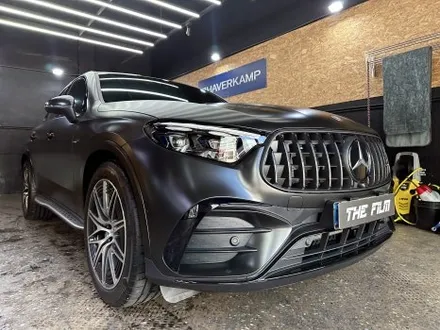 용산 랩핑, 무난한 블랙에서 역동적인 무광 블랙으로! GLC 사틴블랙 용산구 차량 시공기. / 영등포구 당산동