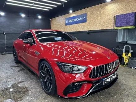 영등포 랩핑, 퀄리티에 승부수를 걸겠습니다. 벤츠 GT63S 사틴 다크 그레이. / 영등포구 당산동