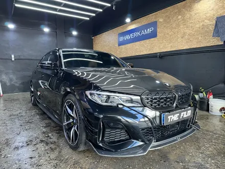 우주명차 BMW M340i. 카본 필름에 의해 섬려해진 분위기. 영등포 PPF. / 영등포구 당산동