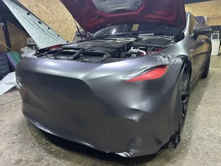 영등포 랩핑, 퀄리티에 승부수를 걸겠습니다. 벤츠 GT63S 사틴 다크 그레이. / 영등포구 당산동