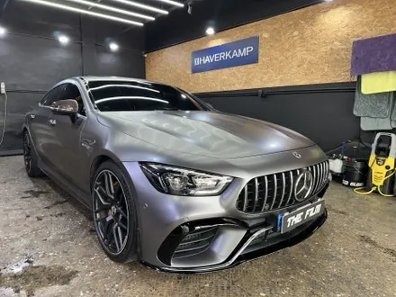 영등포 랩핑, 퀄리티에 승부수를 걸겠습니다. 벤츠 GT63S 사틴 다크 그레이. / 영등포구 당산동
