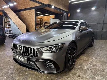 영등포 랩핑, 퀄리티에 승부수를 걸겠습니다. 벤츠 GT63S 사틴 다크 그레이. / 영등포구 당산동